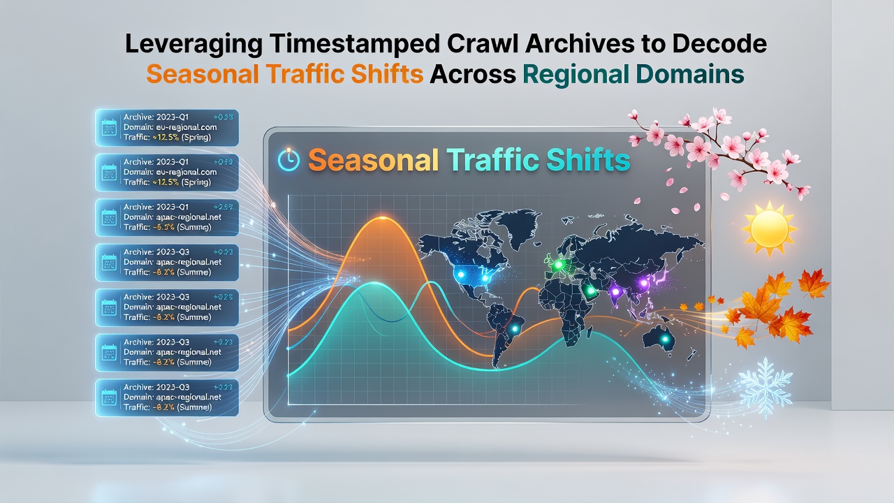 Leveraging Timestamped Crawl Archives to Decode Seasonal Traffic Shifts Across Regional Domains