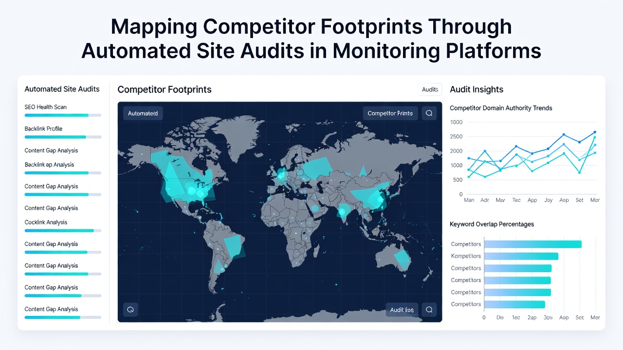 Mapping Competitor Footprints Through Automated Site Audits in Monitoring Platforms